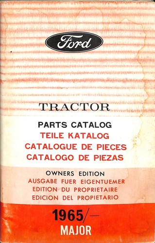 Ford major tractor parts - ford,